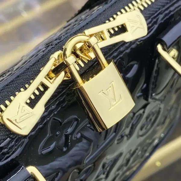 Louis Vuitton Alma BB Black Patent - Image 6