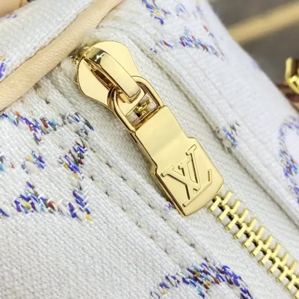 Louis Vuitton Speedy Bandouliere 20 White Grey - Image 3