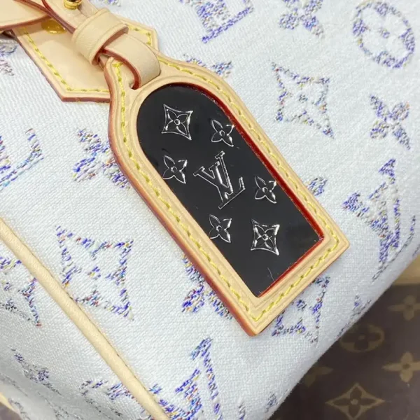 Louis Vuitton Speedy Bandouliere 20 White Grey - Image 5