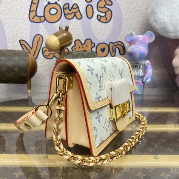 Louis Vuitton Dauphine Mini Light Blue - Image 3