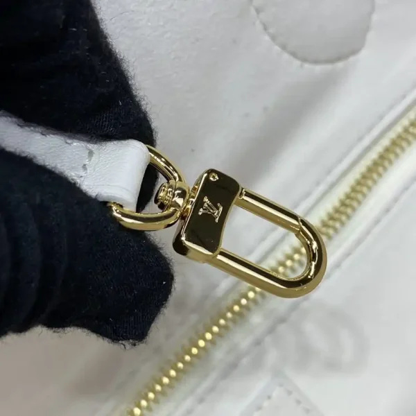 Louis Vuitton Neverfull MM White Orange - Image 2