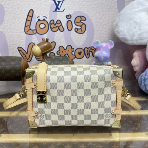 Louis Vuitton Side Trunk Beige Square