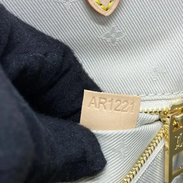 LV OnTheGo White Denim - Image 6