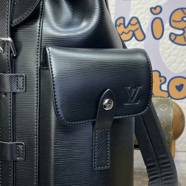 Louis Vuitton Christopher Backpack Black - Image 8