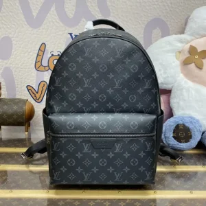 Louis Vuitton Discovery Backpack Black Canvas