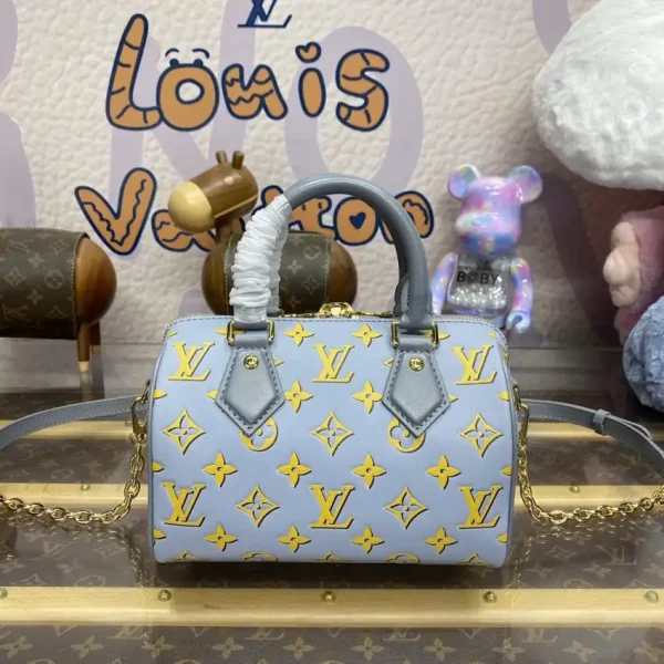 Louis Vuitton Speedy Bandouliere 20 Blue Limited - Image 6
