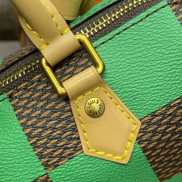 Louis Vuitton Speedy 18 Green Grid - Image 2