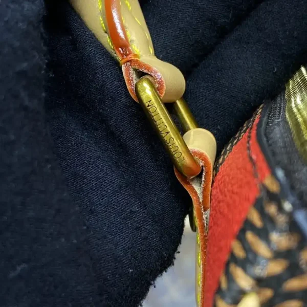 Louis Vuitton Speedy 18 Red Grid - Image 5