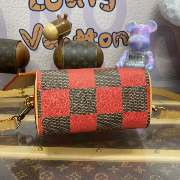 Louis Vuitton Speedy 18 Red Grid - Image 6