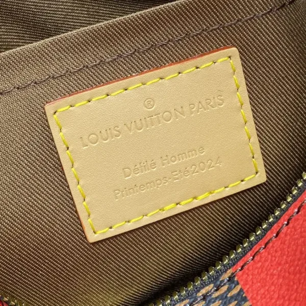 Louis Vuitton Speedy 18 Red Grid - Image 10