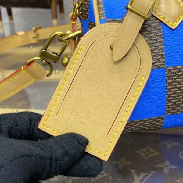 Louis Vuitton Speedy 18 Blue Grid - Image 2