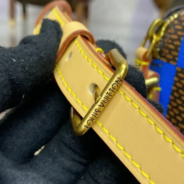 Louis Vuitton Speedy 18 Blue Grid - Image 9