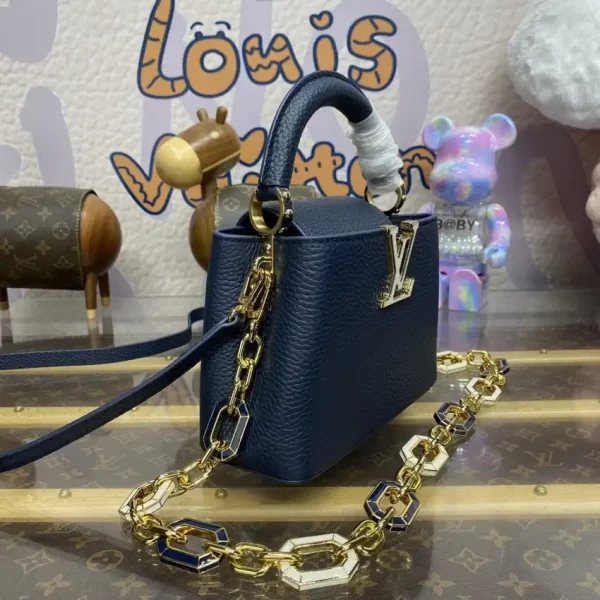 Loius Vuitton Capucines Dark Blue - Image 5