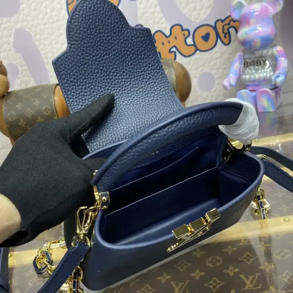 Loius Vuitton Capucines Dark Blue - Image 8