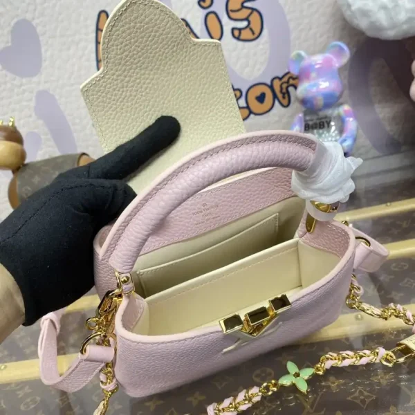 Loius Vuitton Capucines Pink Beige - Image 7