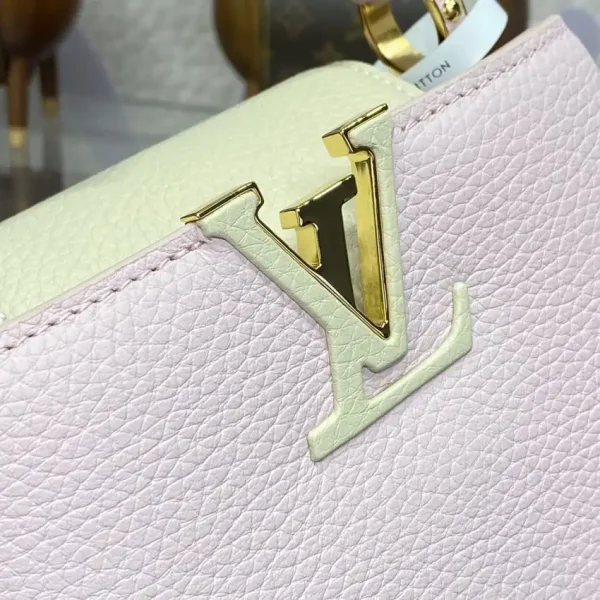 Loius Vuitton Capucines Pink Beige - Image 9