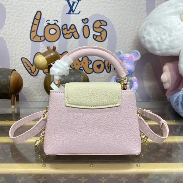 Loius Vuitton Capucines Pink Beige - Image 11