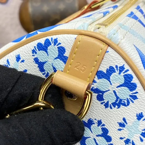 Louis Vuitton Speedy Bandouliere 25 Blue-White - Image 2