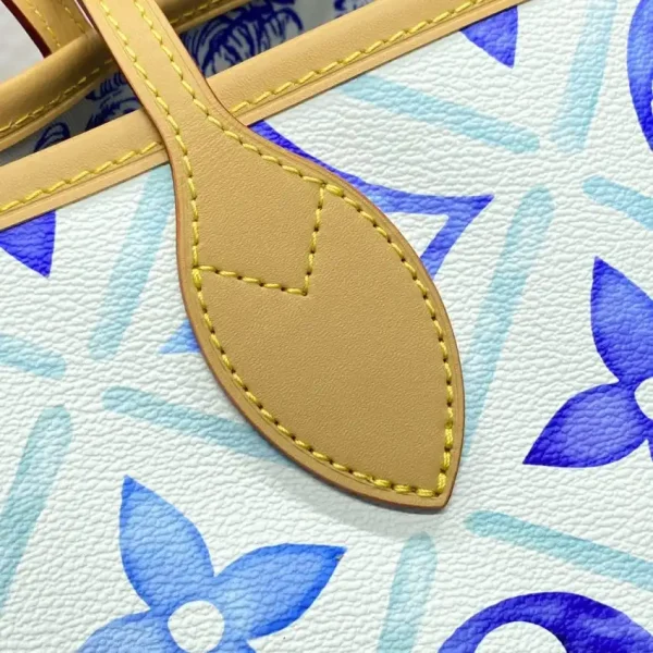 Louis Vuitton Neverfull MM Bue - Image 4