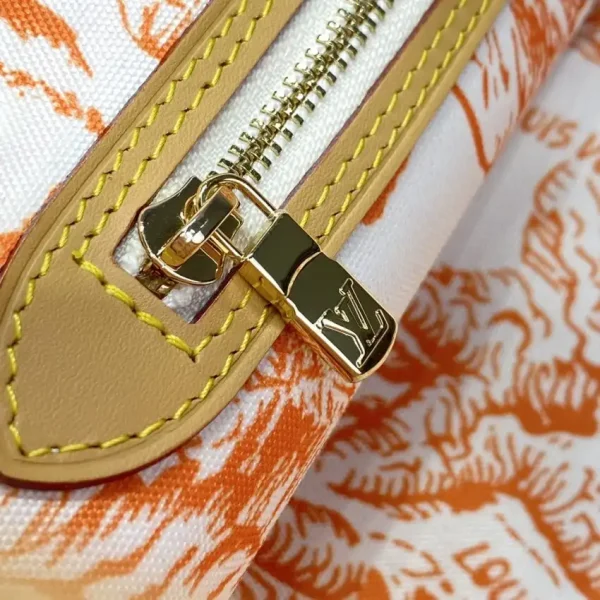 Louis Vuitton Neverfull MM Orange - Image 4
