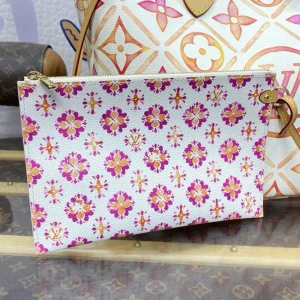 Louis Vuitton Neverfull MM Orange - Image 6