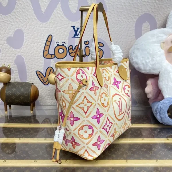 Louis Vuitton Neverfull MM Orange - Image 10