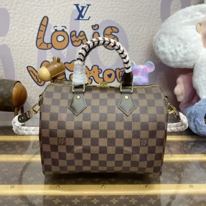 Louis Vuitton Speedy 18 Brown Grid