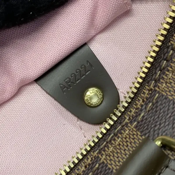 Louis Vuitton Speedy 18 Brown Grid - Image 4