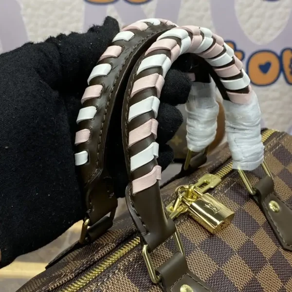 Louis Vuitton Speedy 18 Brown Grid - Image 7