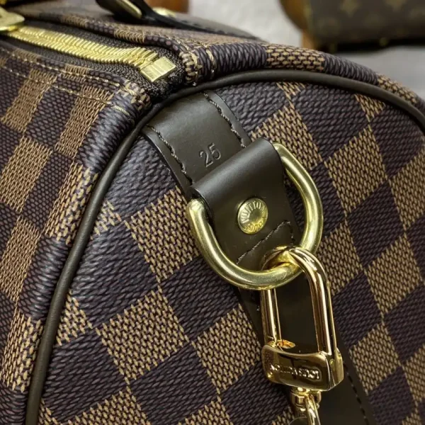 Louis Vuitton Speedy 18 Brown Grid - Image 9