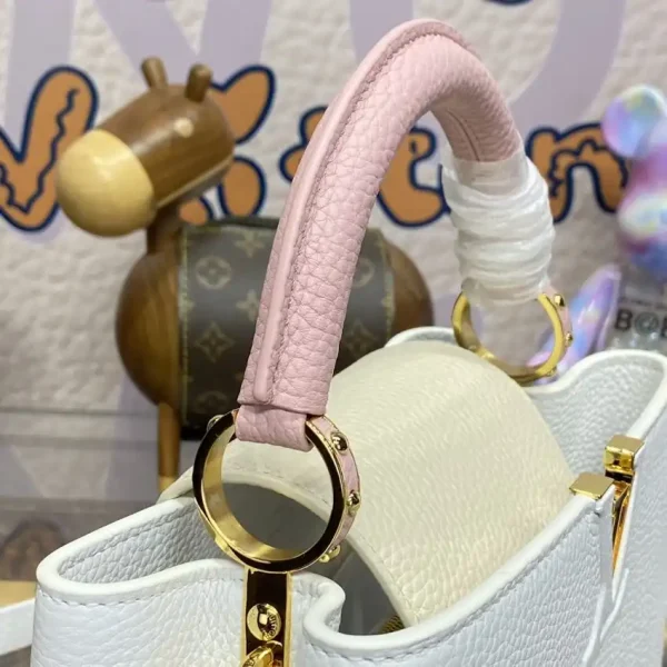 Loius Vuitton Capucines White Pink - Image 2