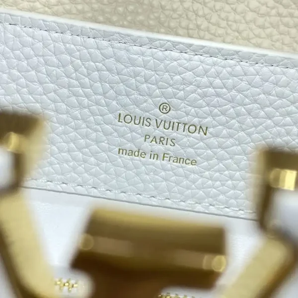 Loius Vuitton Capucines White Pink - Image 6