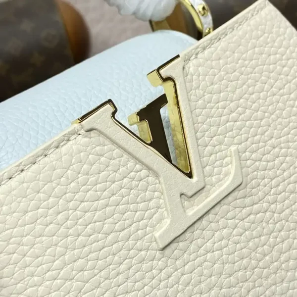 Loius Vuitton Capucines Beige Blue - Image 2