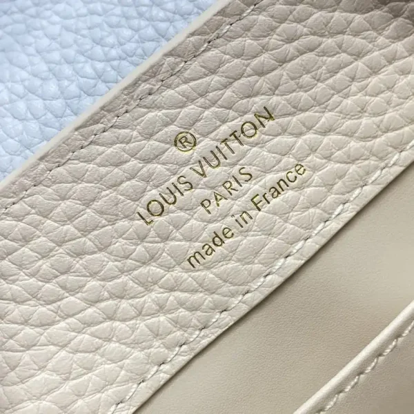 Loius Vuitton Capucines Beige Blue - Image 6
