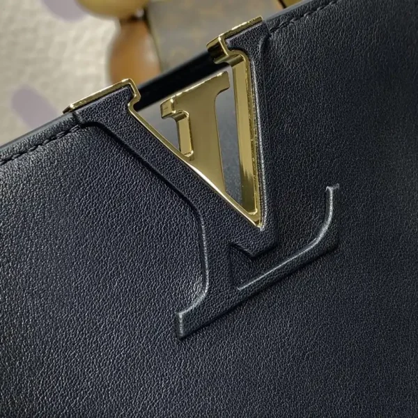 Loius Vuitton Capucines Large Black Full - Image 5