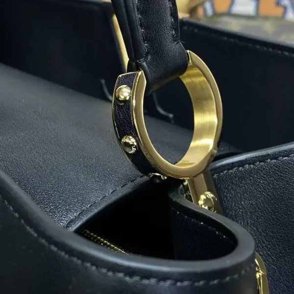 Loius Vuitton Capucines Large Black Full - Image 9