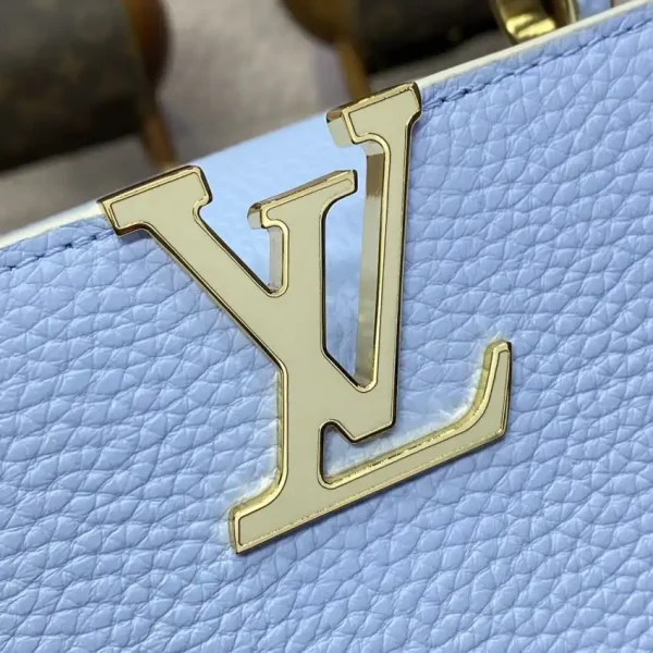 Loius Vuitton Capucines Light Blue - Image 4