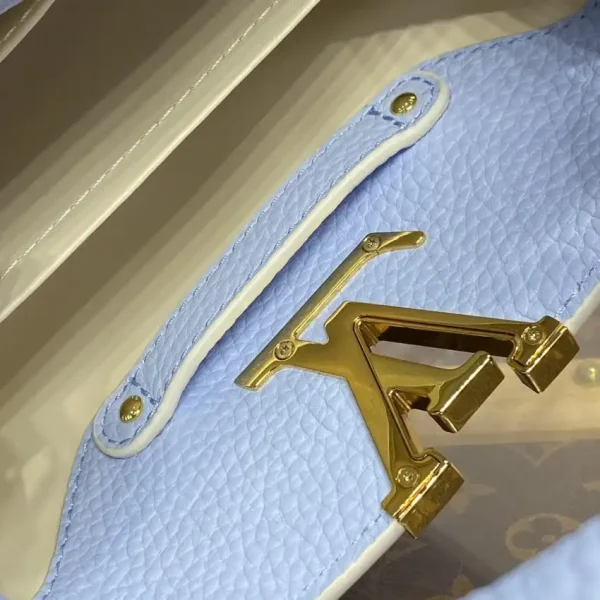 Loius Vuitton Capucines Light Blue - Image 6