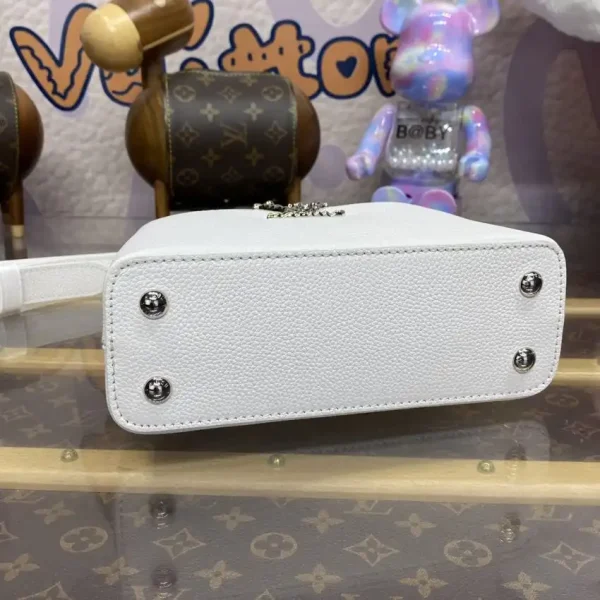 Loius Vuitton Capucines East West White - Image 10