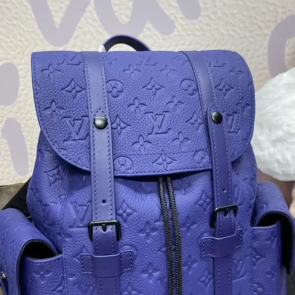 Louis Vuitton Christopher Backpack Blue - Image 6