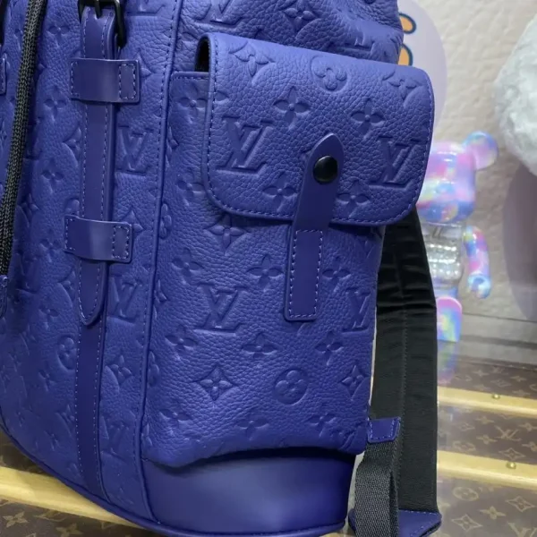 Louis Vuitton Christopher Backpack Blue - Image 7