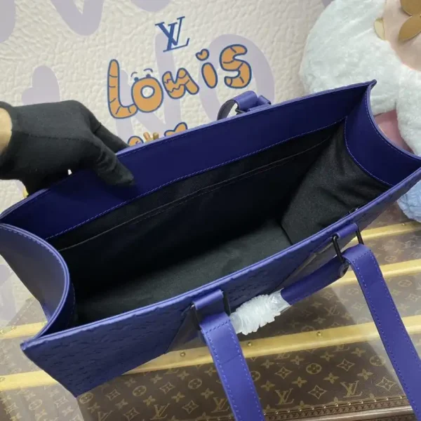 Louis Vuitton Sac Plat 24H Blue - Image 7