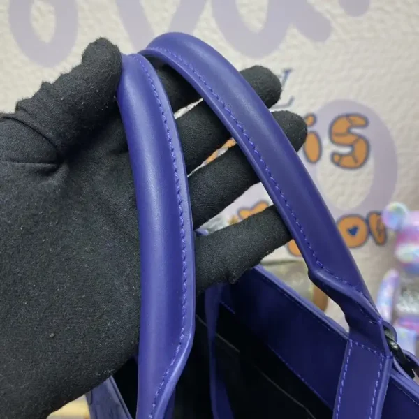 Louis Vuitton Sac Plat 24H Blue - Image 8