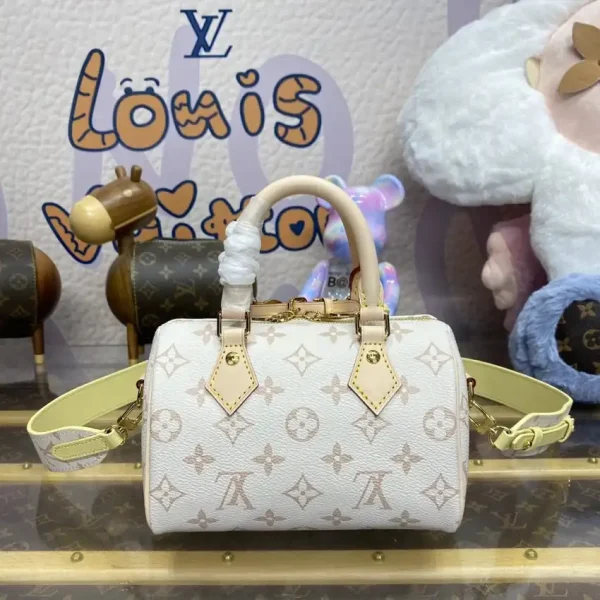 Louis Vuitton Speedy 18 Beige - Image 6