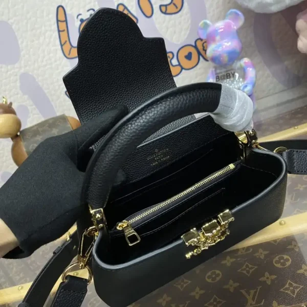 Loius Vuitton Capucines East West Black - Image 6