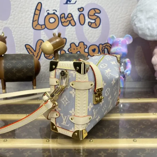 Louis Vuitton Side Trunk Canvas Beige - Image 9