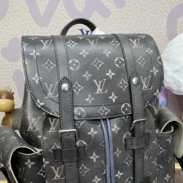 Louis Vuitton Christopher Backpack Grey - Image 4