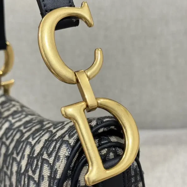Dior Saddle Bag Small CD Canvas - Image 8