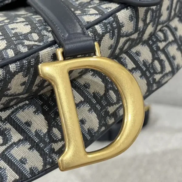 Dior Saddle Bag Small CD Canvas - Image 9