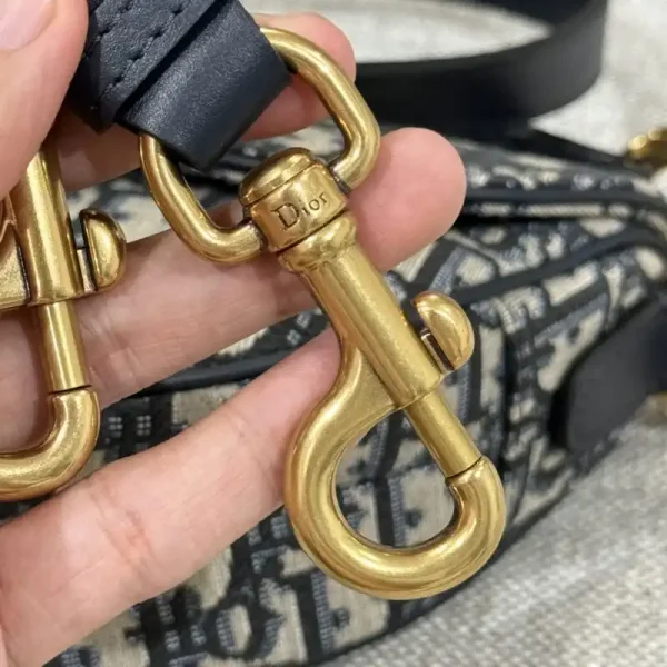 Dior Saddle Bag Small CD Canvas - Image 2